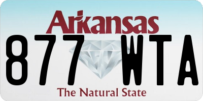 AR license plate 877WTA