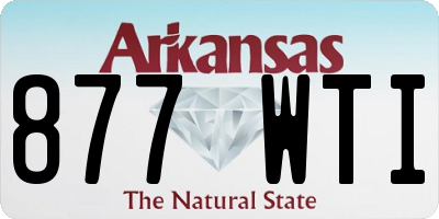 AR license plate 877WTI