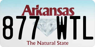 AR license plate 877WTL
