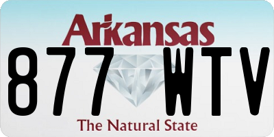 AR license plate 877WTV