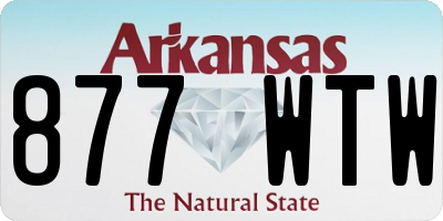AR license plate 877WTW