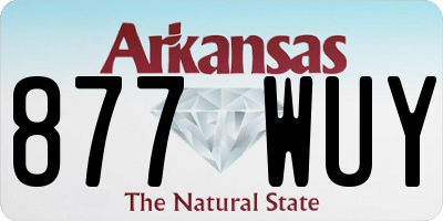 AR license plate 877WUY