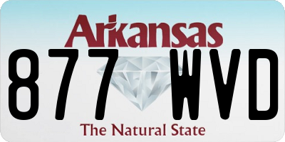 AR license plate 877WVD