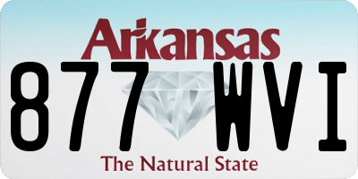 AR license plate 877WVI