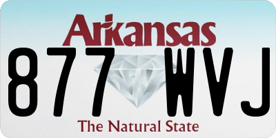 AR license plate 877WVJ