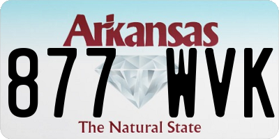 AR license plate 877WVK