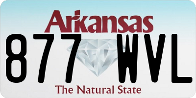 AR license plate 877WVL