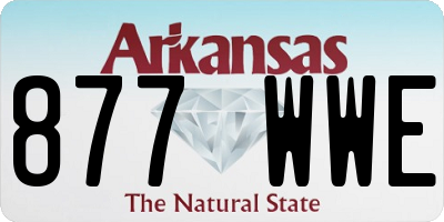 AR license plate 877WWE