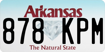 AR license plate 878KPM