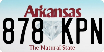 AR license plate 878KPN