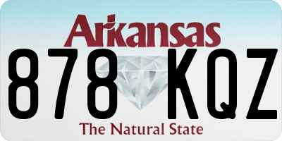 AR license plate 878KQZ