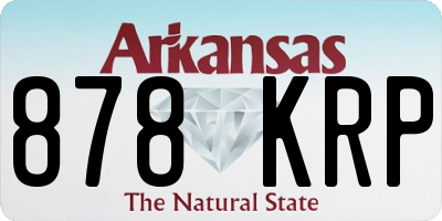 AR license plate 878KRP