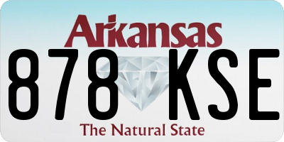 AR license plate 878KSE