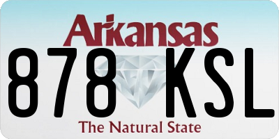 AR license plate 878KSL