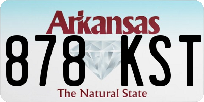 AR license plate 878KST