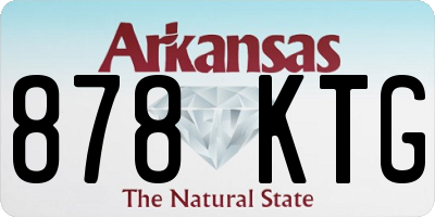 AR license plate 878KTG