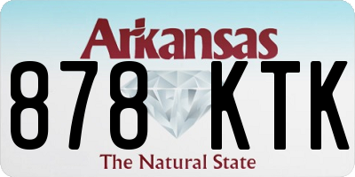 AR license plate 878KTK