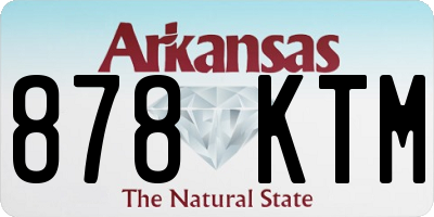 AR license plate 878KTM