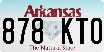 AR license plate 878KTO