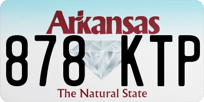AR license plate 878KTP