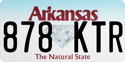 AR license plate 878KTR