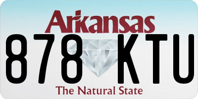 AR license plate 878KTU