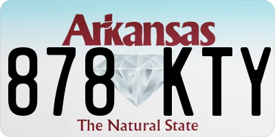 AR license plate 878KTY