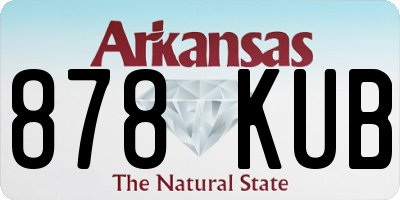 AR license plate 878KUB