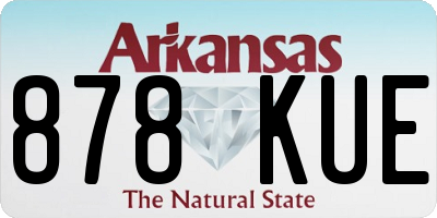 AR license plate 878KUE