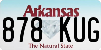 AR license plate 878KUG