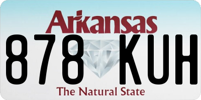 AR license plate 878KUH
