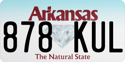 AR license plate 878KUL