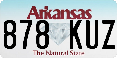 AR license plate 878KUZ