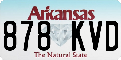 AR license plate 878KVD