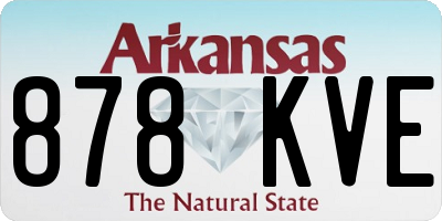 AR license plate 878KVE