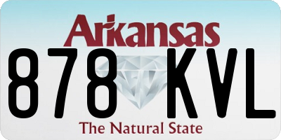 AR license plate 878KVL