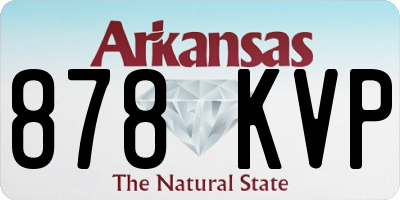 AR license plate 878KVP