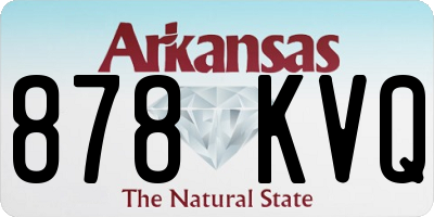 AR license plate 878KVQ