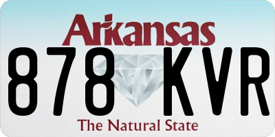 AR license plate 878KVR