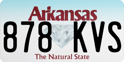 AR license plate 878KVS
