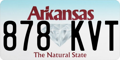AR license plate 878KVT