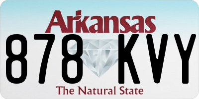 AR license plate 878KVY