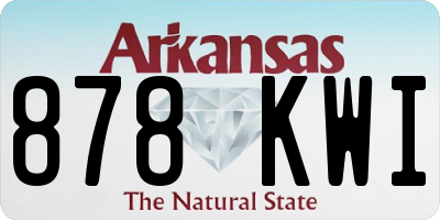 AR license plate 878KWI