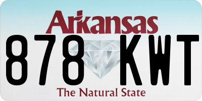 AR license plate 878KWT