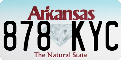 AR license plate 878KYC