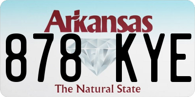 AR license plate 878KYE
