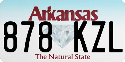 AR license plate 878KZL