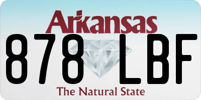 AR license plate 878LBF