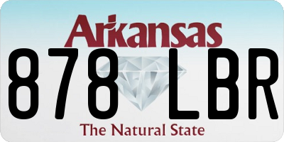 AR license plate 878LBR