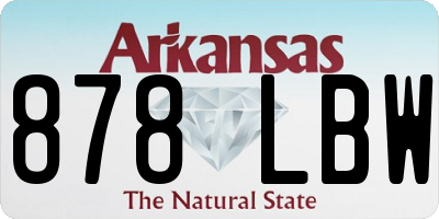 AR license plate 878LBW